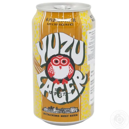 Пиво Hitachino Nest Yuzu Lager світле нефільтроване 5,5% 0,350мл