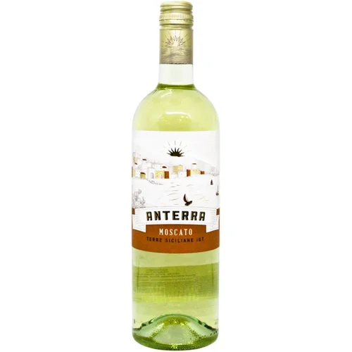 Вино Anterra Moscato Terre Siciliane IGT напівсолодке біле 11% 0,75л