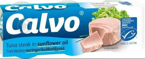 Тунець Calvo в олії 3х80г