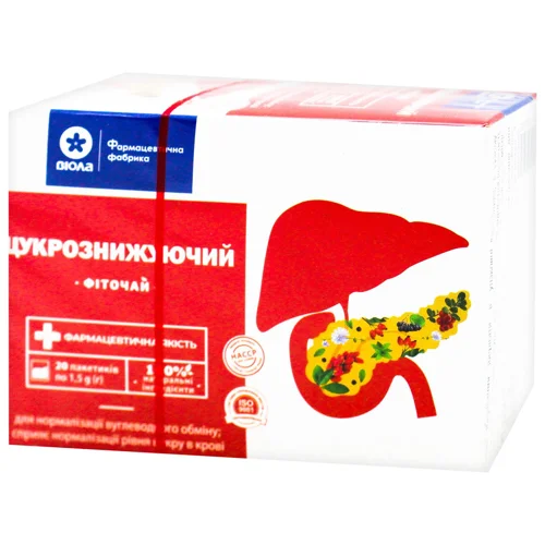 Фіточай Віола Цукрознижуючий 1,5г*20шт