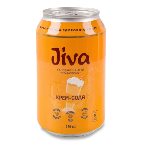 Напій Безалкогольний Сильногазований Крем-сода з Підсолоджувачем, З/б 330мл