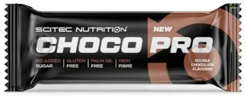 Батончик Choco Pro NEW 50г Подвійний шоколад SCITEC NUTRITION