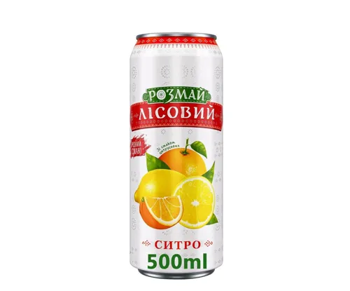 Напій безалкогольний Розмай Лісовий Ситро сильногазований на ароматизаторах 0.5л