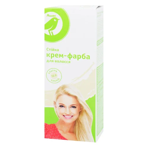 Крем-фарба для волосся Auchan 12.0 Ультра блонд
