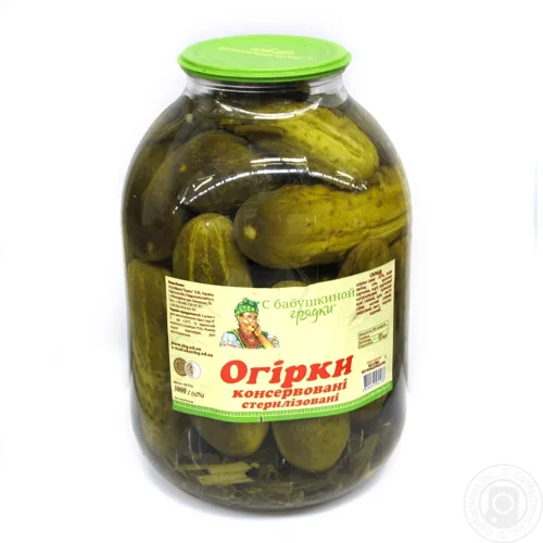 Огірки консервовані С бабушкиной грядки 3кг