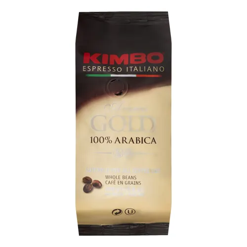 Кава натуральна смажена в зернах Aroma Gold Kimbo м/у 250г