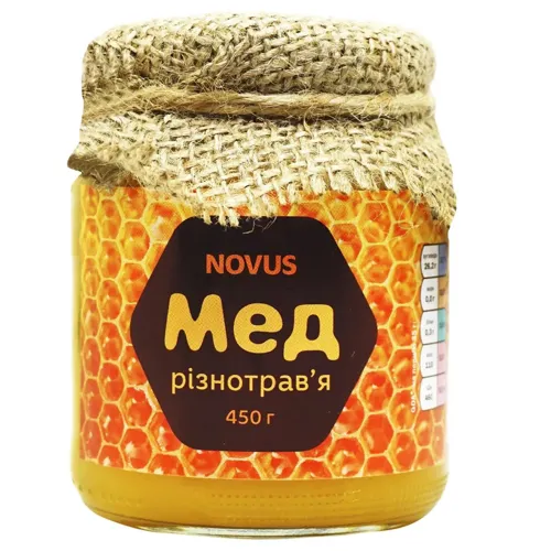 Мед Novus різнотрав'я натуральний 450г