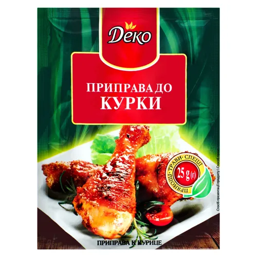 Приправа до курки 25г Деко