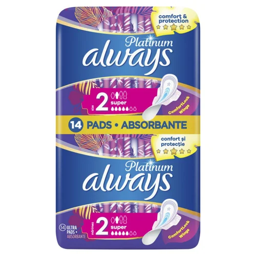 Прокладки гігієнічні Always Platinum Super 2 14шт