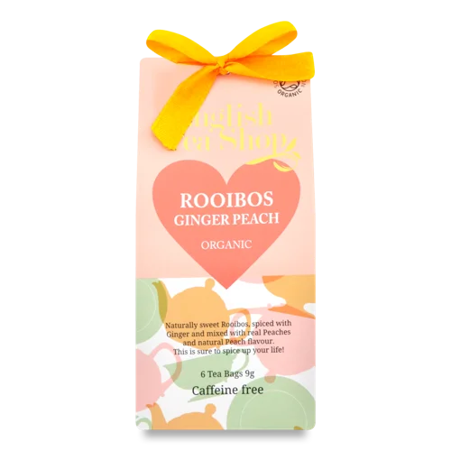 Чай Ройбуш З Імбирем І Персиком Органічний, в/ґ, 20г