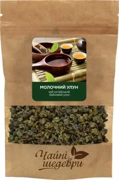 Чай улун китайський листовий Чайні шедеври Молочний улун 60г
