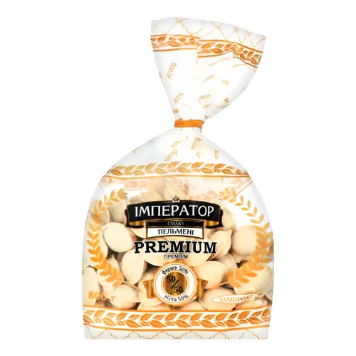 Пельмені з яловичиною та свининою Premium Імператор смаку м/у 800г
