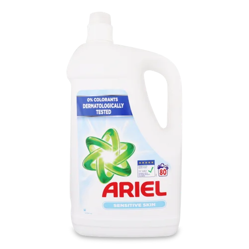 Засіб Миючий Синтетичний Рідкий Для Чутливої Шкіри Ariel, 4400мл