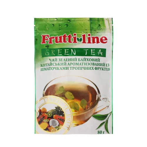 Чай зелений Frutti Line з тропічними фруктами