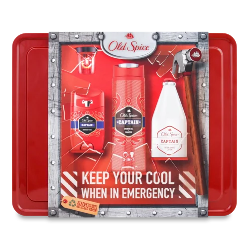 Подарунковий Набір Captain Old Spice, 1 шт, в/к