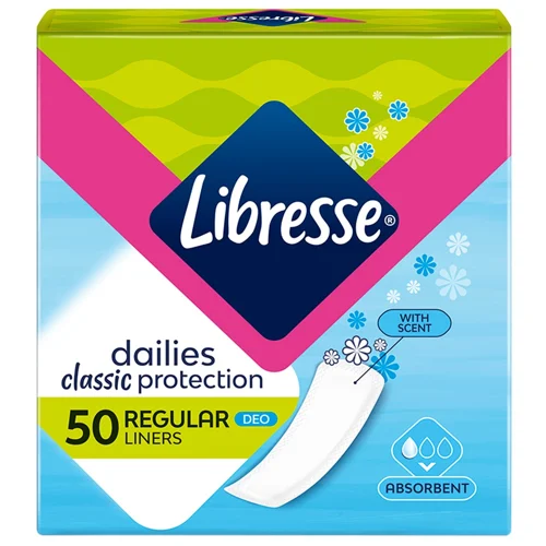 Прокладки щоденні Libresse Classic Protection Deo 50шт