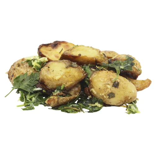 Картопля запечена в шкірці з часником