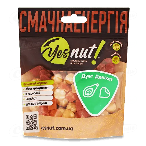 Суміш Yesnut! горіхово-фруктова «Дует Делікат», 100г