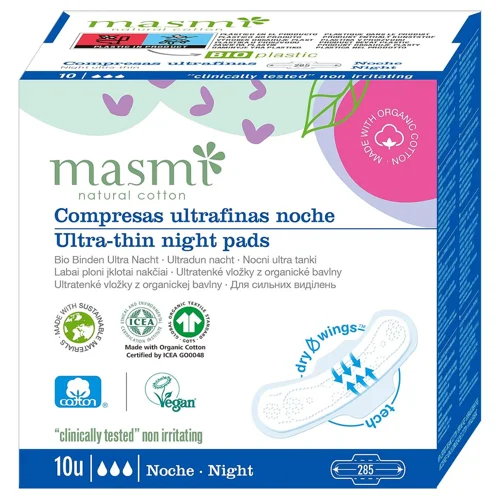 Прокладки гігієнічні Masmi Ultra Night для сильних виділень 10шт