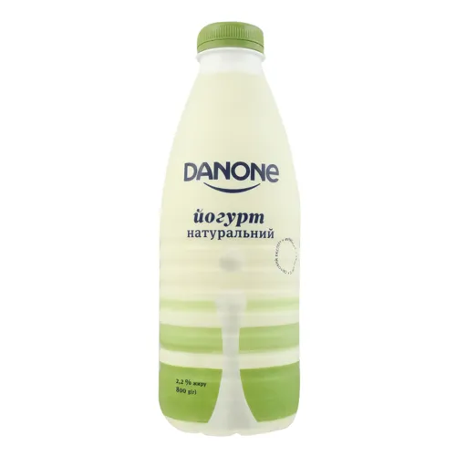 Йогурт 2.2% питний Натуральний Danone 800г