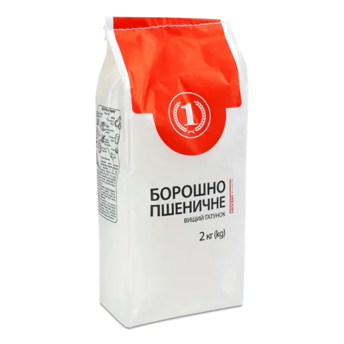 Борошно Пшеничне В/Ґ ТМ "1", 2 кг