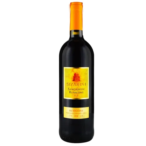 Вино Sizarini Sangiovese Rubicone IGT червоне сухе 11,5% 0,75л