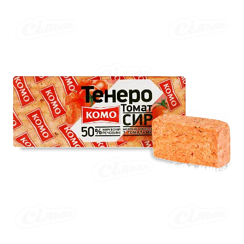 Сир «Комо» «Тенеро» томат 50%, брус, кг