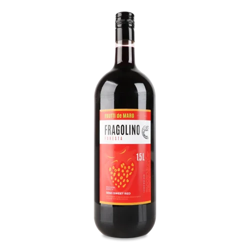 Винний Напій Червоний Напівсолодкий Ароматизований Fragolino Foresta Frutti De Maro, 1.5л, 8.5% в/ґ