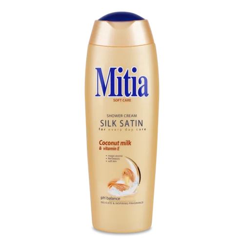 Душ Крем Silk Satin Mitia, Вищого Ґатунку, 400 мл