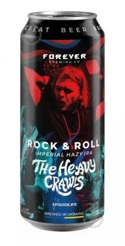 Пиво Forever Rock & Roll світле нефільтроване 7,5% 0,5л
