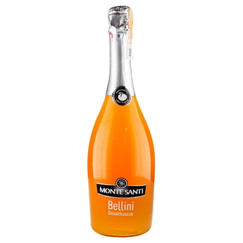 Винний ігристий напій Monte Santi Smoothsecco Bellini білий солодкий 10%, 0,75л