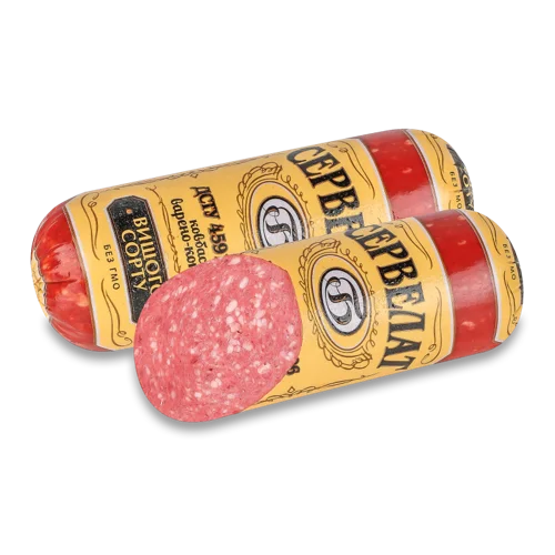 Ковбаса Сервелат Варено-Копчене Богодухівський М'ясокомбінат, кг