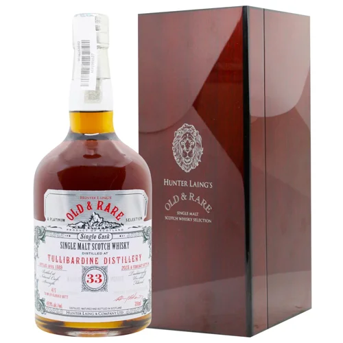 Віскі Old & Rare Tullibardine 33 роки 50% 0,7л