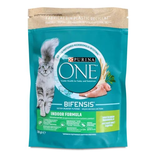Корм сухий для дорослих котів з індичкою та цільними злаками Purina One, в/ґ, 200г