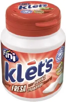 Жувальна резинка Fini Klets Клубника 100г