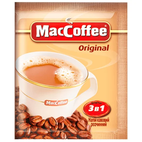 Напій кавовий MacCoffee 3в1 Original розчинний 12г