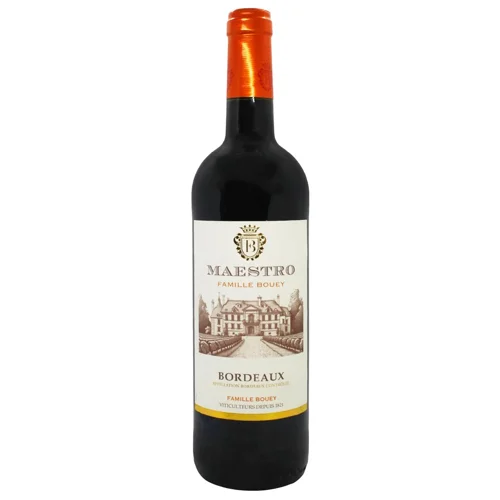 Вино MAESTRO Бордо 0,75 л сухе червон.13,5% 2023(Франція)
