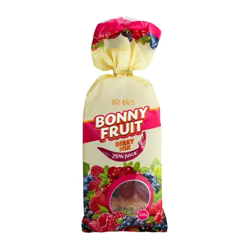 Цукерки желейні Berry mix Bonny fruit Roshen м/у 200г