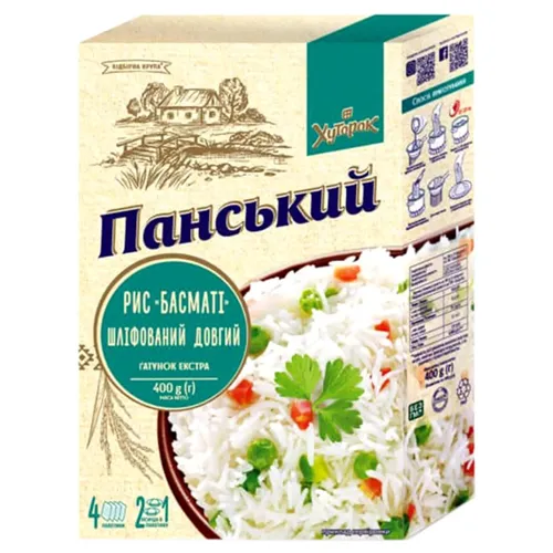 Рис Хуторок Панський Басматі 400г