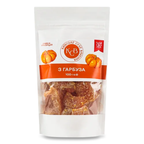 Цукати З Гарбузів, Київське Сухе Варення, д/п, 100г