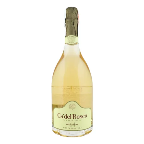 Вино ігристе 0.75л 12.5% біле екстра-брют Cuvee Prestige Ca'del Bosco