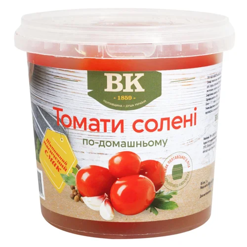 Томати ВК солені по-домашньому 500г