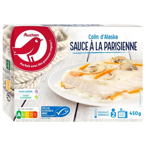 Риба Auchan По-паризьки заморожена 450г