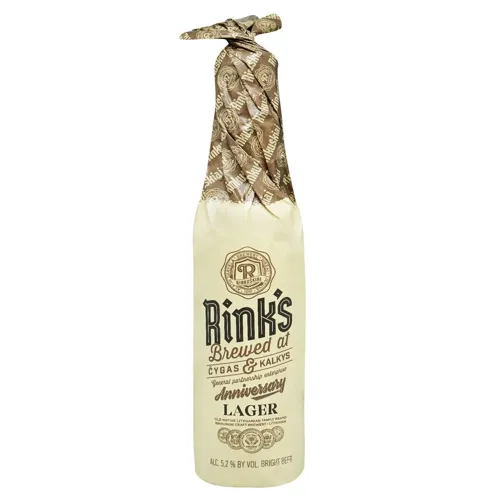 Пиво Rink's anniversary Lager світле 5,2% 0,33л