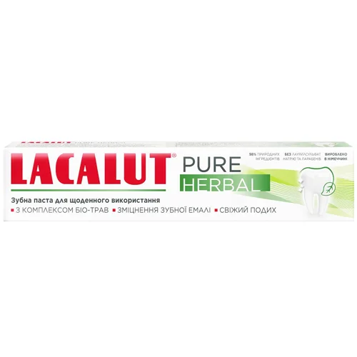 Зубна паста Lacalut Fluor трави 75мл