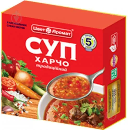 Суп харчо (брикет) 160г п/ет ТМ ЦветАромат