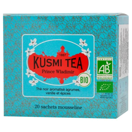 Чай чорний Kusmi Tea Принц Володимир органічний 20х2г