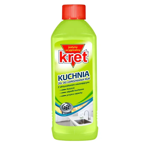 Засіб для прочищення труб Kret для кухні 500мл