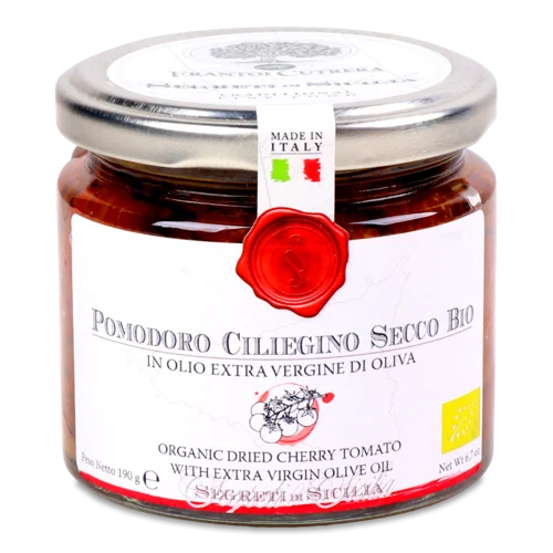 Томати Сушені В Оливковій Олії Черрі, В/ґ, 200 г