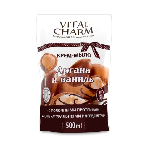 Крем-мило Аргана і Ваніль Vital Charm, в/ґ, 500мл